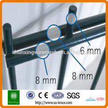 ISO CE Prix usine en poudre Revêtue soudée 2D Double Wire Panel Fence